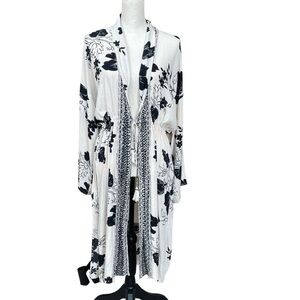 Billabong Black Floral Women Coverup
